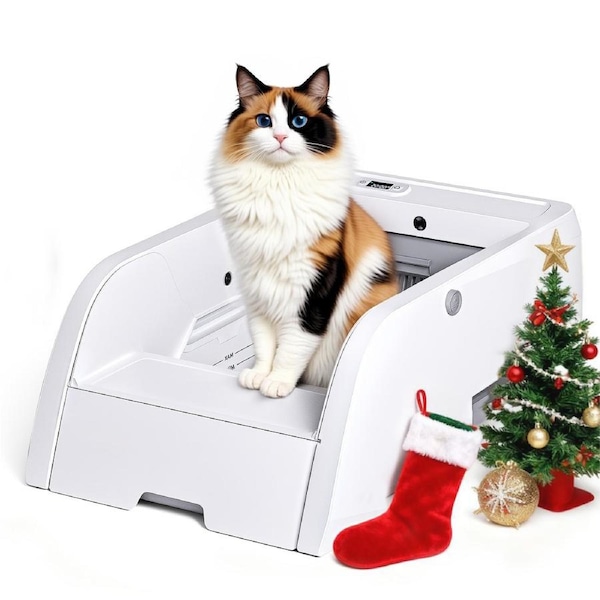 Advwin Self-Cleaning Cat Litter Box WiFi & App Automatic Cat Litter Box