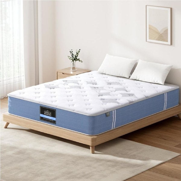 Giselle Mattress Queen Bed Pocket Spring 25cm Medium Firm Mattresses