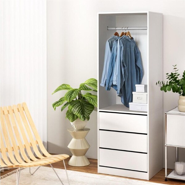 Artiss Wardrobe Clothes Closet Storage Organizer White