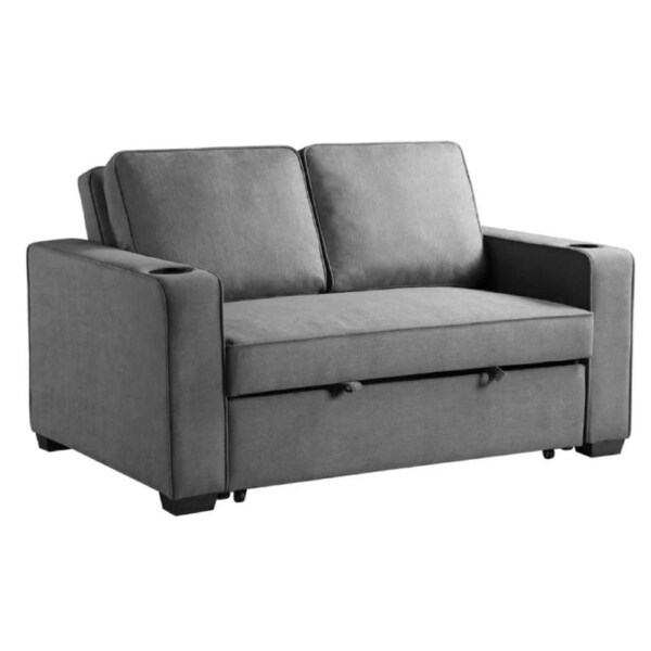 Miles 2 Seater Sofa Bed Dark Grey