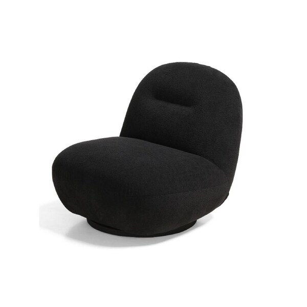 Mars Swivel Lounge Chair Black
