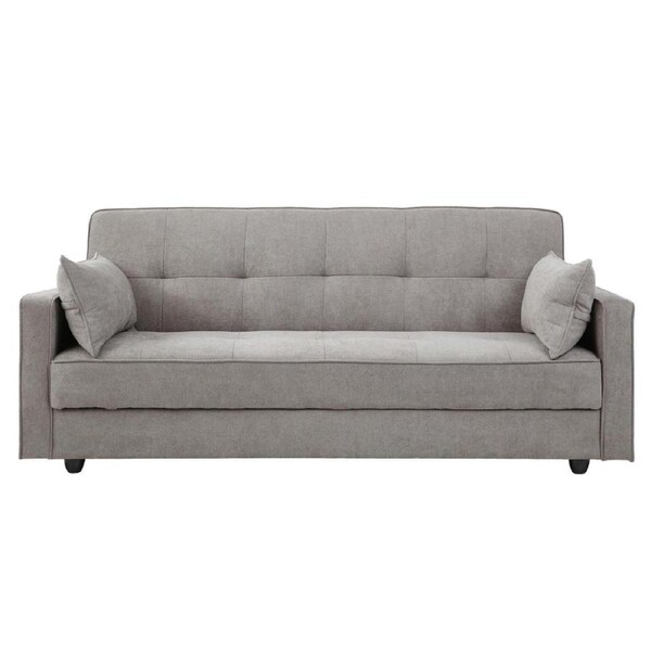 Junny 3 Seater Sofa Bed with Storage Compartment Grey