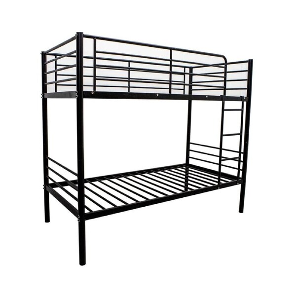 City King Single Bunk Bed Black