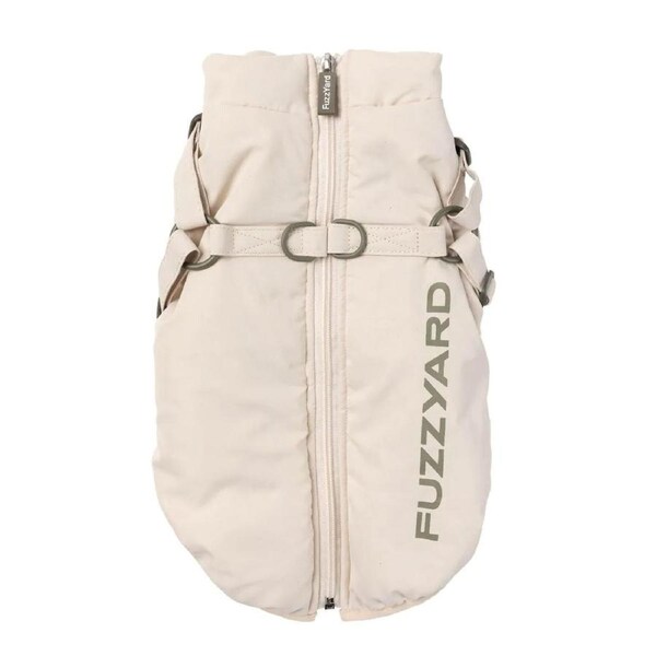 Horizon Biege Size 2 30 to 33cm Long Dog Jacket Coat by Fuzzyard