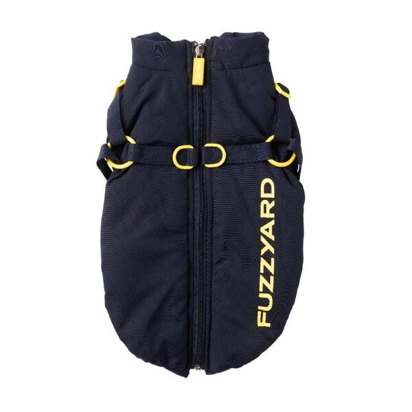 Horizon Navy Size 2 30 to 33cm Long Dog Jacket Coat by Fuzzyard