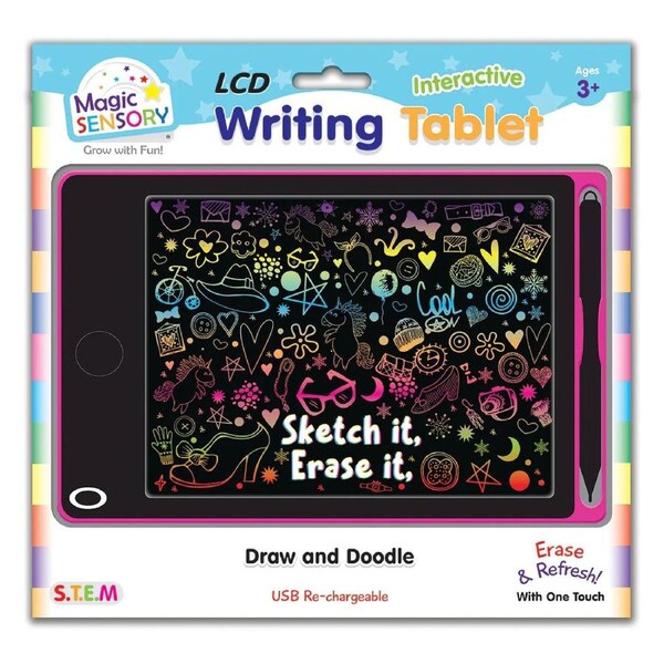 Magic Sensory Interactive LCD Writing Tablet (Pink Unicorn)