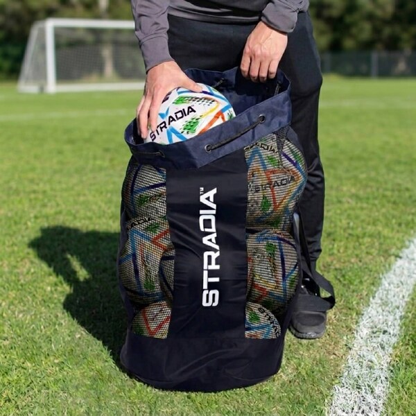 STRADIA "EXCELLENT" Size 5 Soccer Ball – Elite Match Series with Waterproof Hydralock Pack of 20 with FREE Mesh Storage Bag