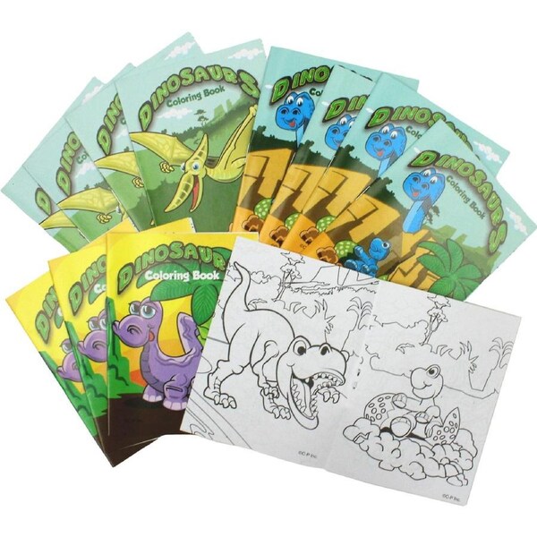 Small Dinosaur Colouring Books (Pack of 12)