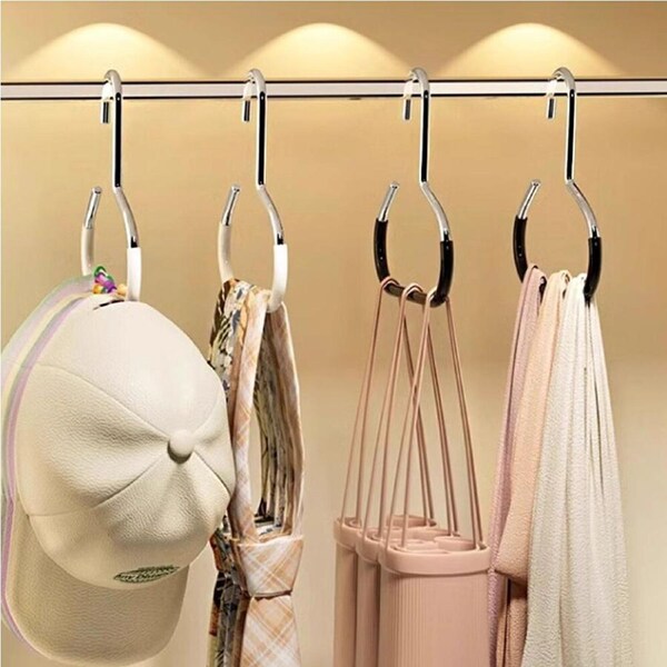 10pcs Circle Ring Hat Hanger 8 Hats Display Rack Baseball Cap Organizer