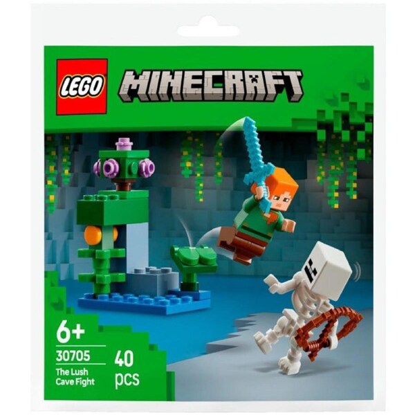 LEGO 30705 - Minecraft The Lush Cave Fight Polybag Bagged