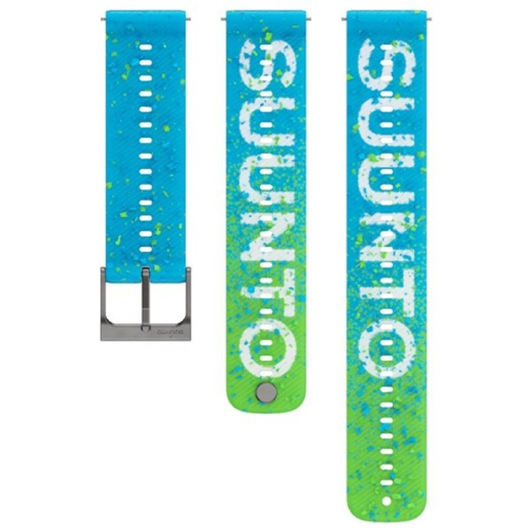 Suunto 22mm Athletic 6 Silicone Strap - Powder Blue (S+M)