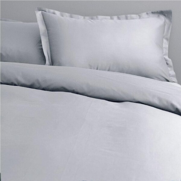 Canningvale Quilt Cover Set Bedding Palazzo Royale 1000TC Silver  King