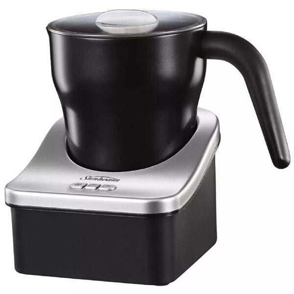 Sunbeam Electric Milk Frother - Automatic Frothing Foamer Chocolate Mixer Cold/Hot Latte Cap