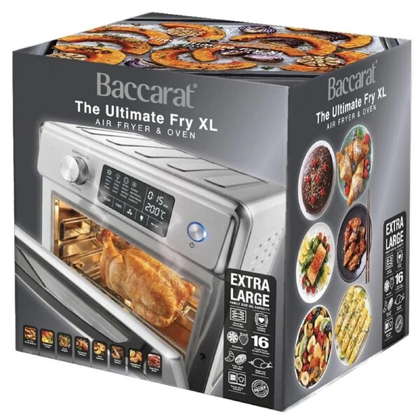 Baccarat Ultimate XL Air Fryer & Oven - Kitchen Benchtop 20L Dehydrator - Electric Rotisserie Oven