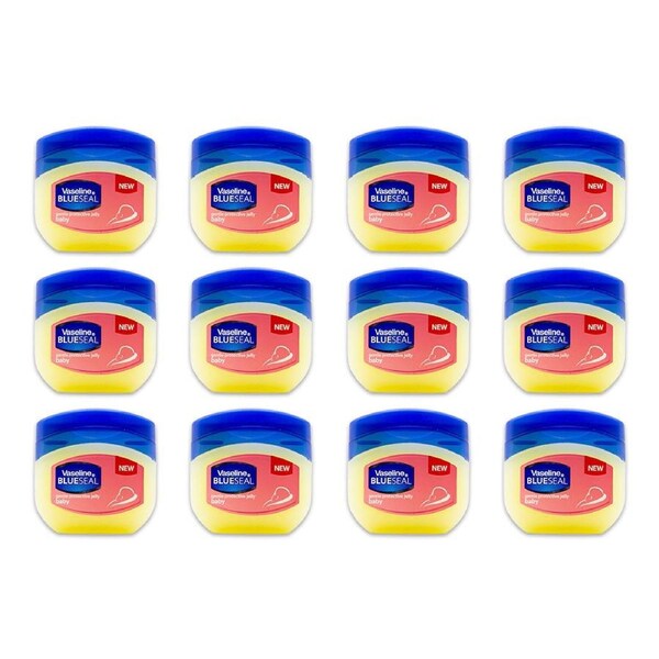 12x Vaseline Blue Seal 50ml Baby Gentle Protective Petroleum Jelly Moisturiser