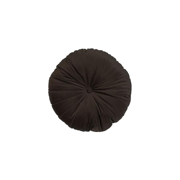 KAAT Amsterdam Mandarin Brown Round Filled Cushion 40cm Diameter