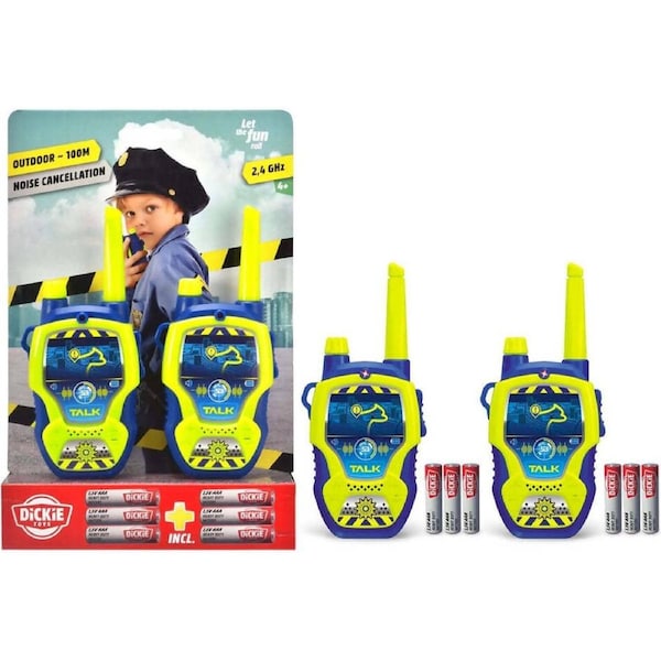 Dickie Toys - Kids' Police Patrol Two-Way Radio Playset