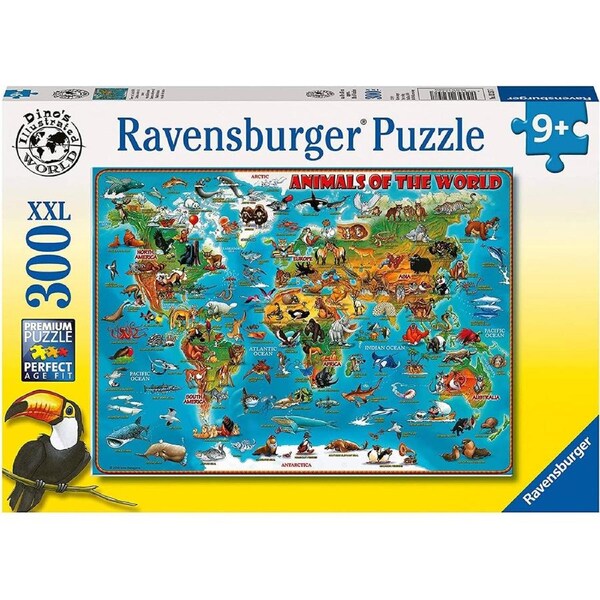 Ravensburger - Animals Of The World Jigsaw Puzzle 300 Pieces