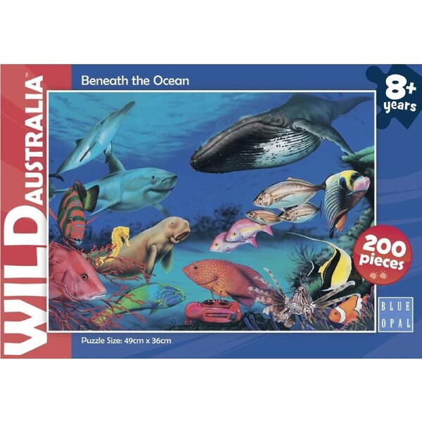 Blue Opal - Wild Australia Beneath The Oceans Jigsaw Puzzle 200 Pieces