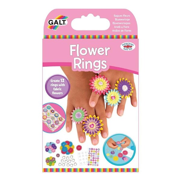 GALT - Flower Rings - Creative Jewellery Making Kit