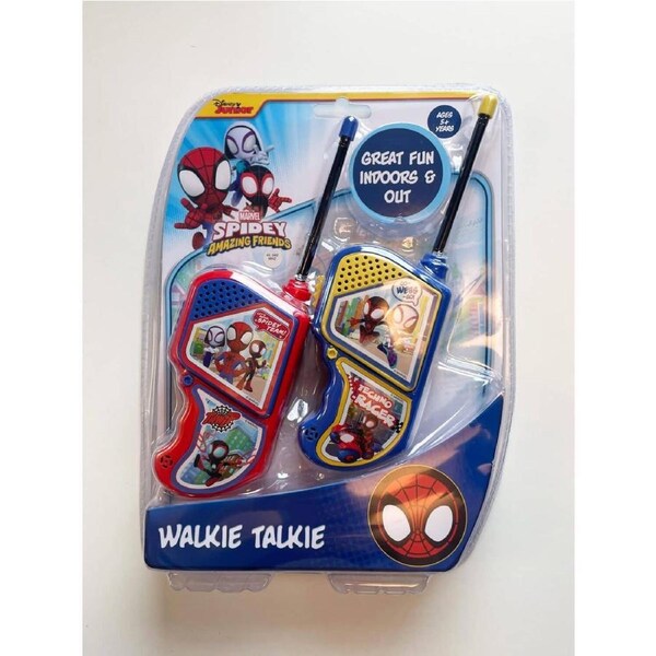 Disney Junior – Spidey & Friends Kids Two-Way Adventure Radio Playset