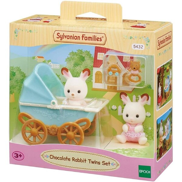 Sylvanian Families - Chocolate Rabbit Twins Set