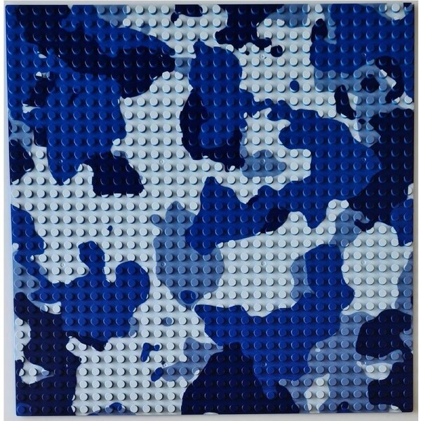 BASEPLATE 32x32 Studs Marine/camo Generic