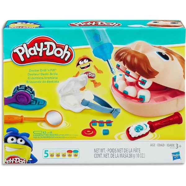 Play-doh - Drill And Fill Classic Dentist Roll Play Set