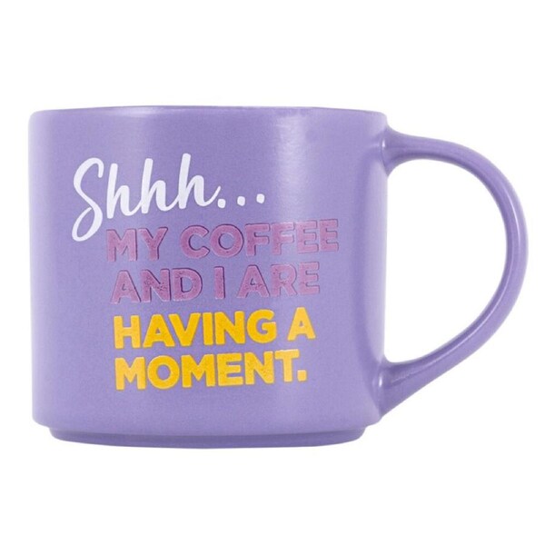Splosh Cheeky Mug - Shhh My Coffee And I Are Having A Moment