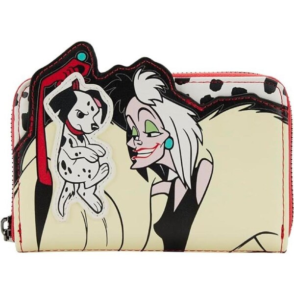 Loungefly Disney 101 Dalmatians - Cruella Scene Zip Around Wallet