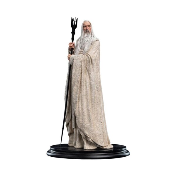 The Lord of the Rings Saruman the White Wizard Statue Collectable Toy