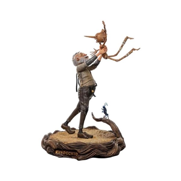 Gepeto & Pinocchio 1:10 Scale Figure Statue Collectable Action Figure 23cm