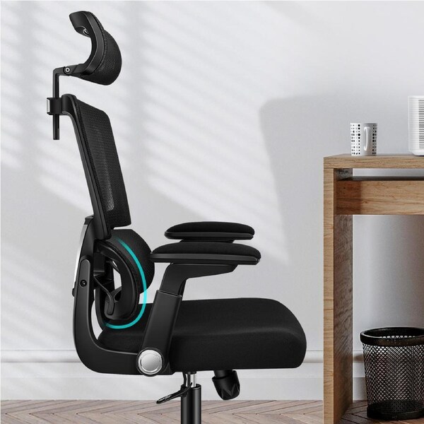 1 ALFORDSON Office Mesh Chair Executive Computer Chairs Study Work Gaming Seat MAXON Series Maxon - Black