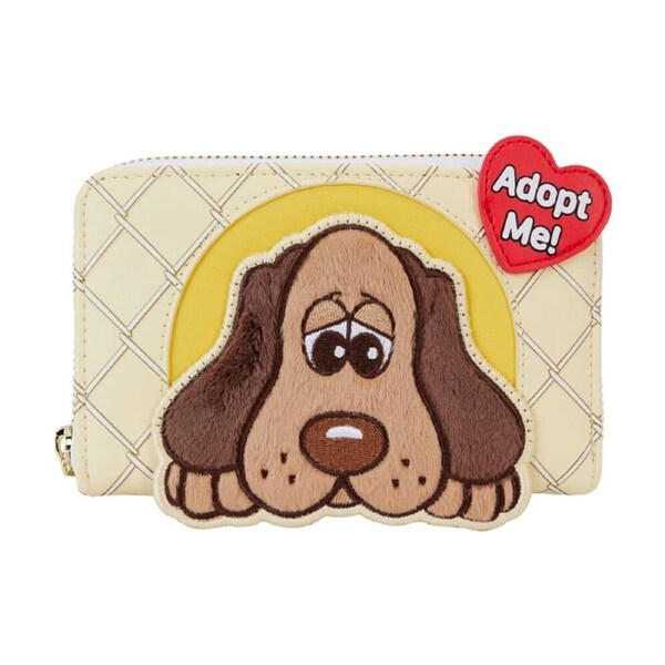 Pound Puppies 40th Anniversary Women's Zip Around Wallet Coin Purse 6x4in