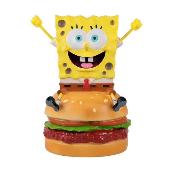 SpongeBob SquarePants On Hamburger Resin Statue Action Figure Display 21cm