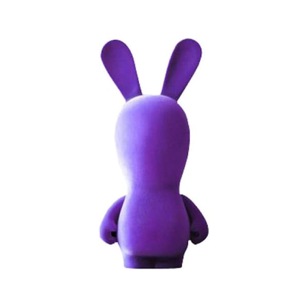 Rabbids Raving Action Figure Display Statue Toy Purple Velvet 11in