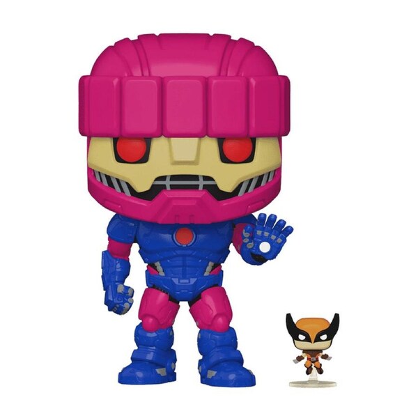 X-Men Comics Sentinel w/ Wolverine Chase Pop Vinyl Action Figure 10in