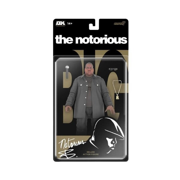 Notorious BIG Biggie Deluxe Action Figure Display Statue 7in 14y+