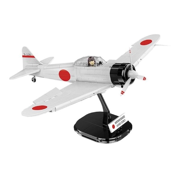 347pc World War 2 Mitsubishi A6M2 Zero-Sen 1:32 Building Figure Kit 7y+