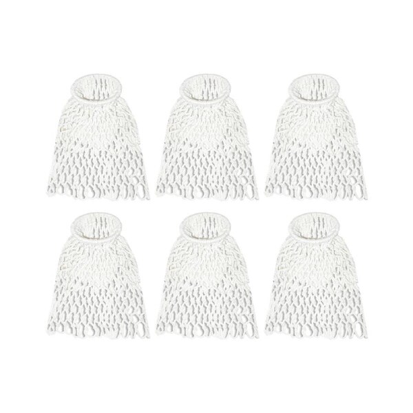 Pool Snooker Billiard Table White Standard Empire Rail Pocket Nets Set of 6