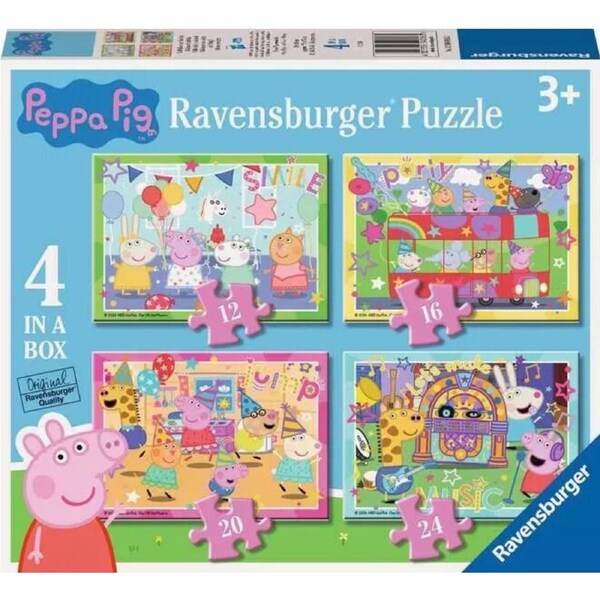 Ravensburger Puzzle 12, 16, 20, 24pc - Peppa Pig
