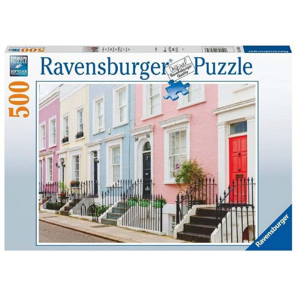 Ravensburger Puzzle 500pc - Colourful London Townhouses