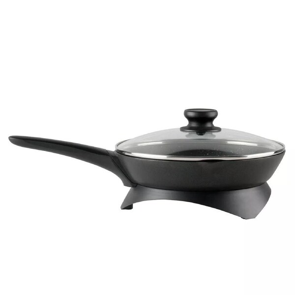 Westinghouse Electric Frypan - Portable Kitchen Benchtop Cooker - 26cm Skillet Heated Frying Pan