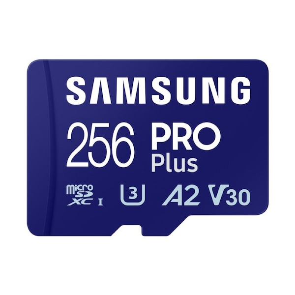 Samsung PRO Plus microSD Card (256GB, Blue)