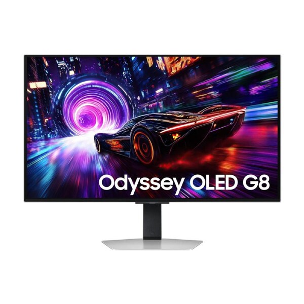 Samsung 32" Odyssey OLED G8 G81SF 4K 240HZ Gaming Monitor (32", Silver)