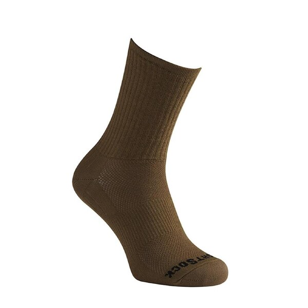 Wrightsock Escape Crew Length Coyote Brown Unisex Hiking/Camping Socks M