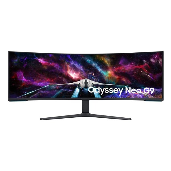 Samsung 57" Odyssey Neo G95NC Curved QLED DUHD Gaming Monitor (57", White)