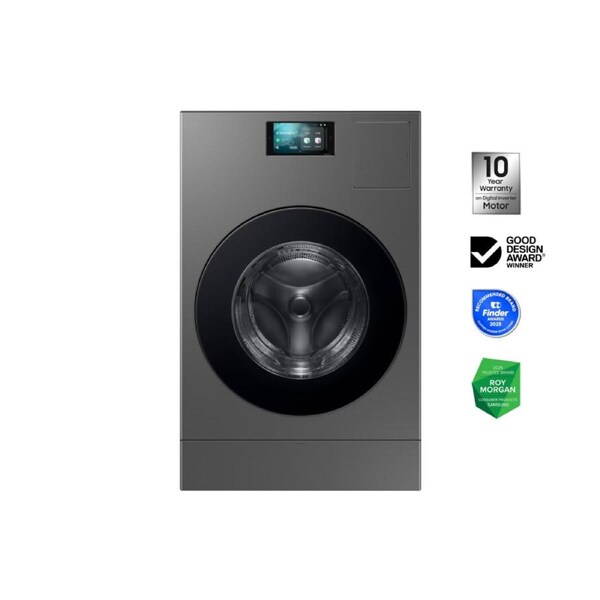 Samsung Bespoke AI Laundry Combo AI Home 18.5kg + 10kg (Gray 18.5 kg)