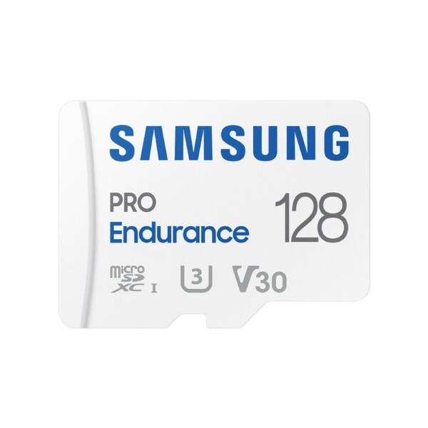 Samsung PRO Endurance microSD Card 128GB (White 128 GB)