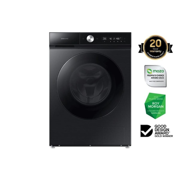 Samsung Bespoke AI Front-load Washer Auto Dispense 12kg (Black 12 kg)